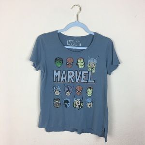 Hot Topic Tops | Marvel Avengers Slate Grey Tee